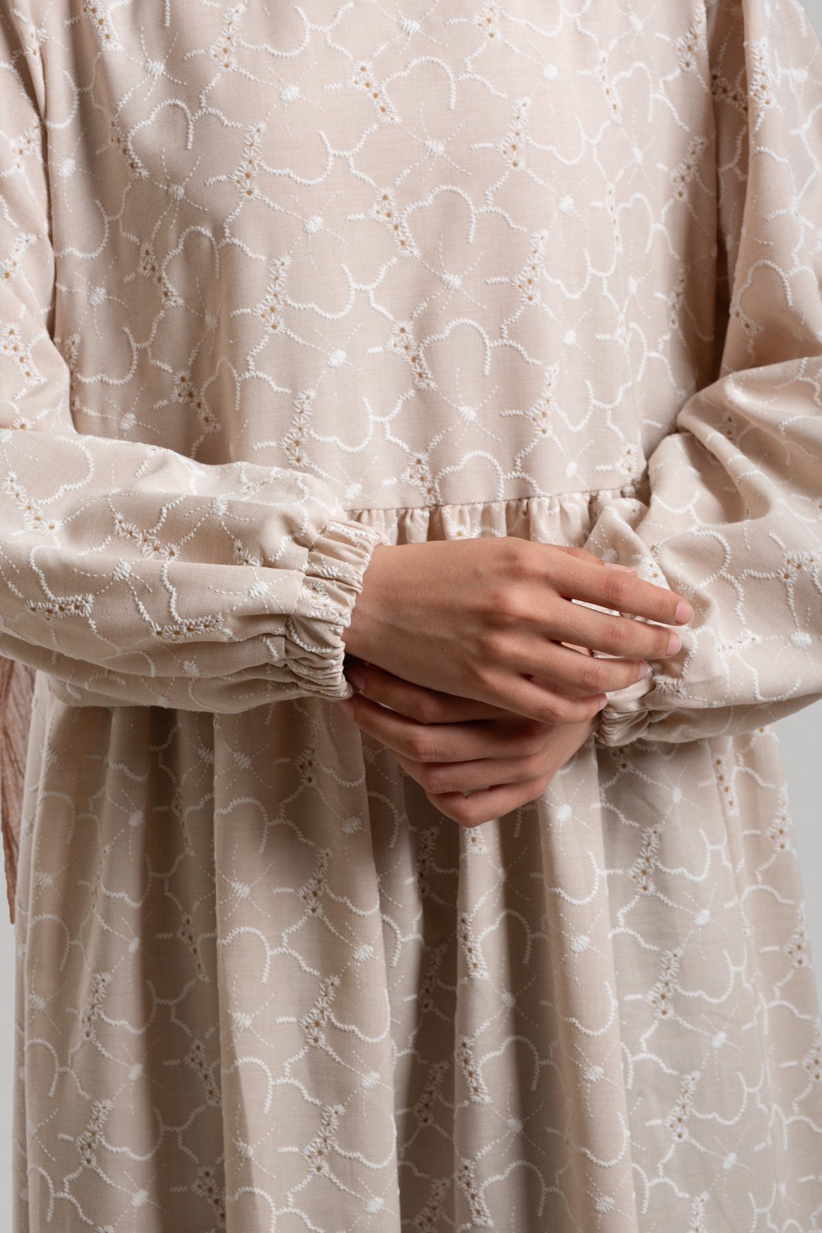 Jacquard Linen Dress