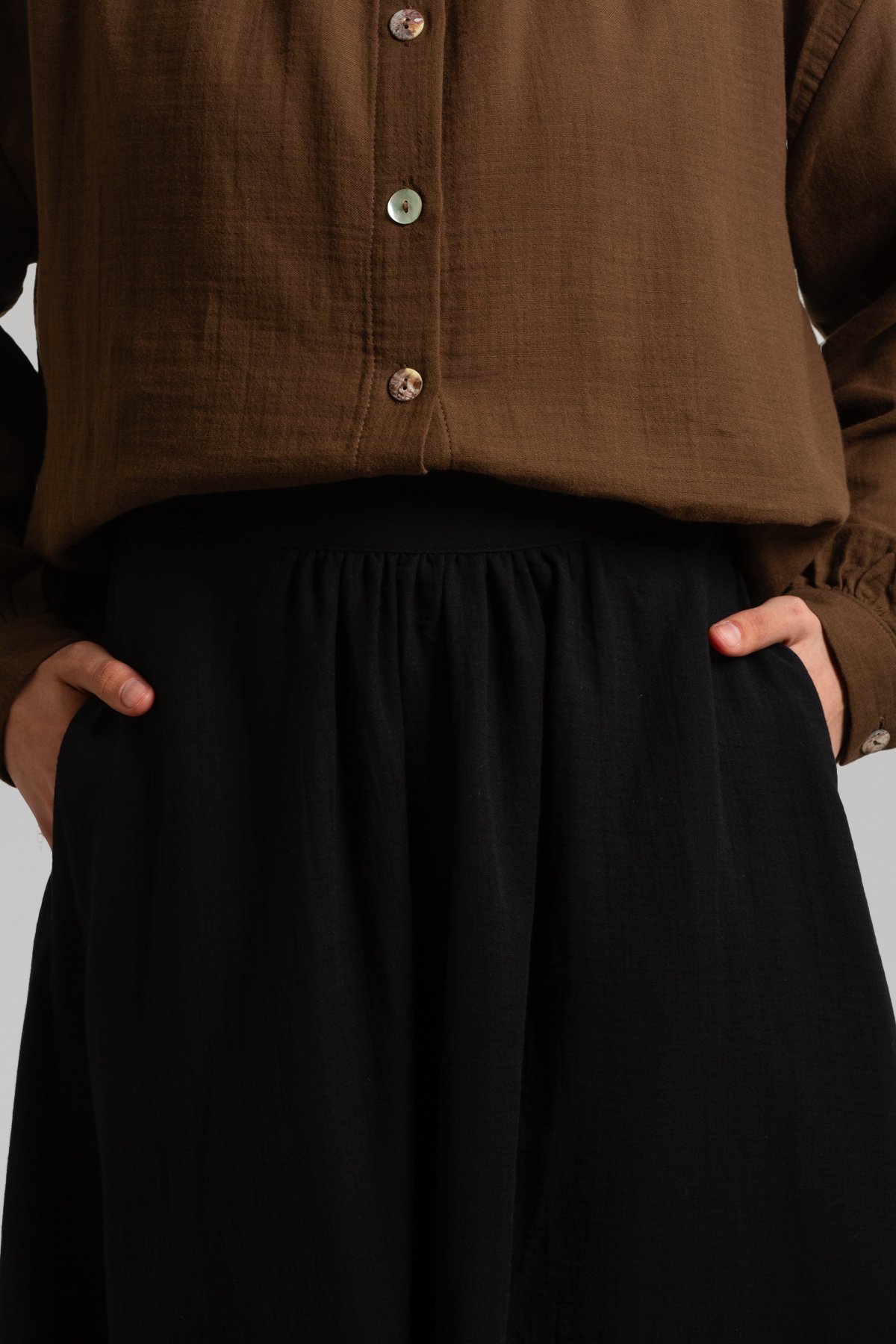 Gathered Muslin Skirt