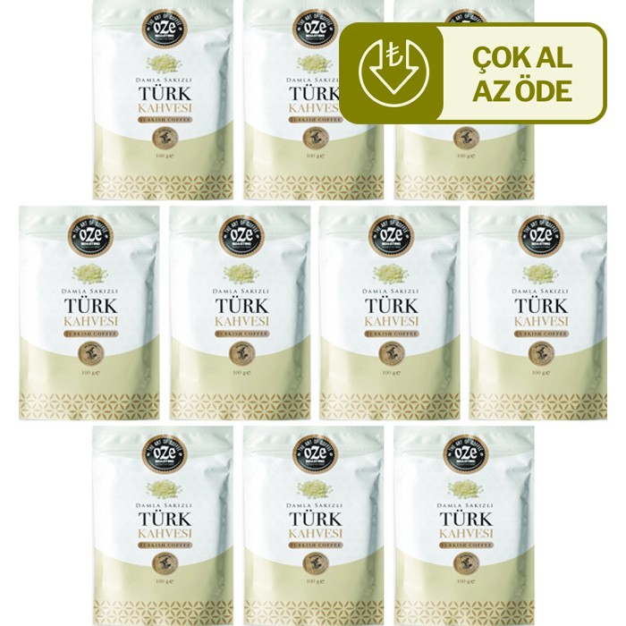 Damla Sakızlı Türk Kahvesi 10'lu 100G