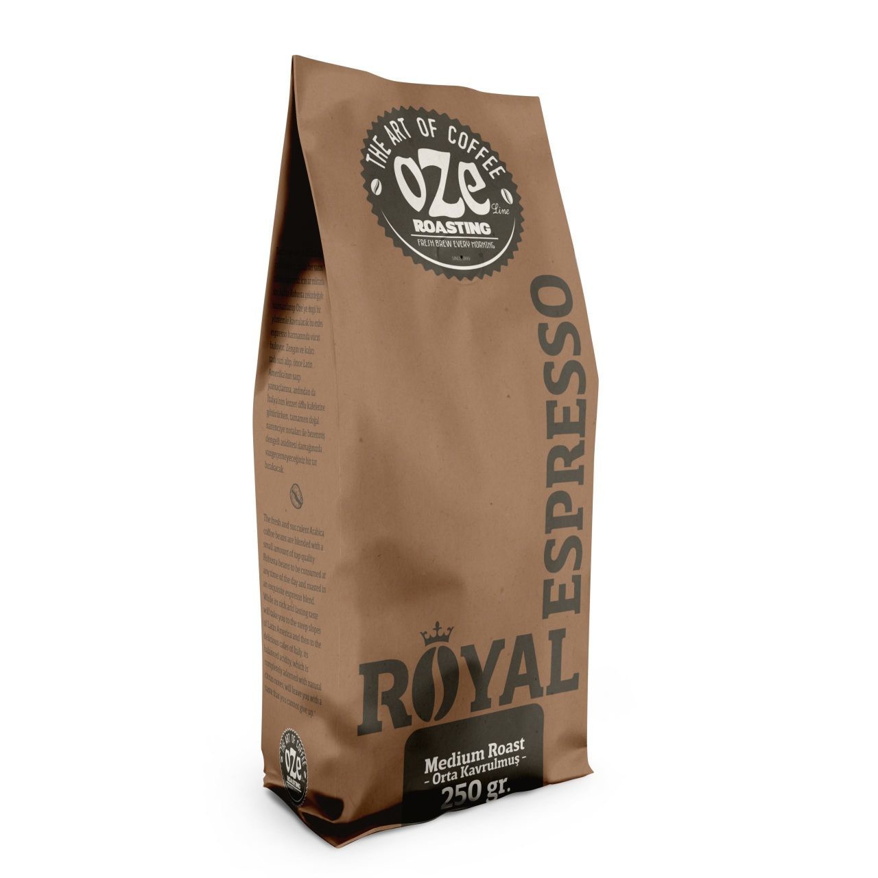 Royal ve Roasters Espresso Kahve Seti 2'li 250G