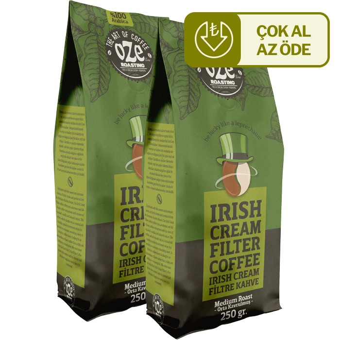 Irish Cream Aromalı Filtre Kahve 2'li 250G