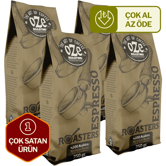 Roasters Espresso Kahve 4'lü 250G