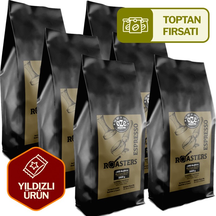 Roasters Espresso Kahve 6'lı 1000G