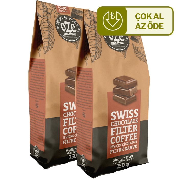 Çikolata Aromalı Filtre Kahve 2'li 250G