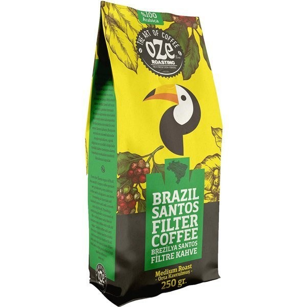 Brazil Santos Filtre Kahve 2'li 250G