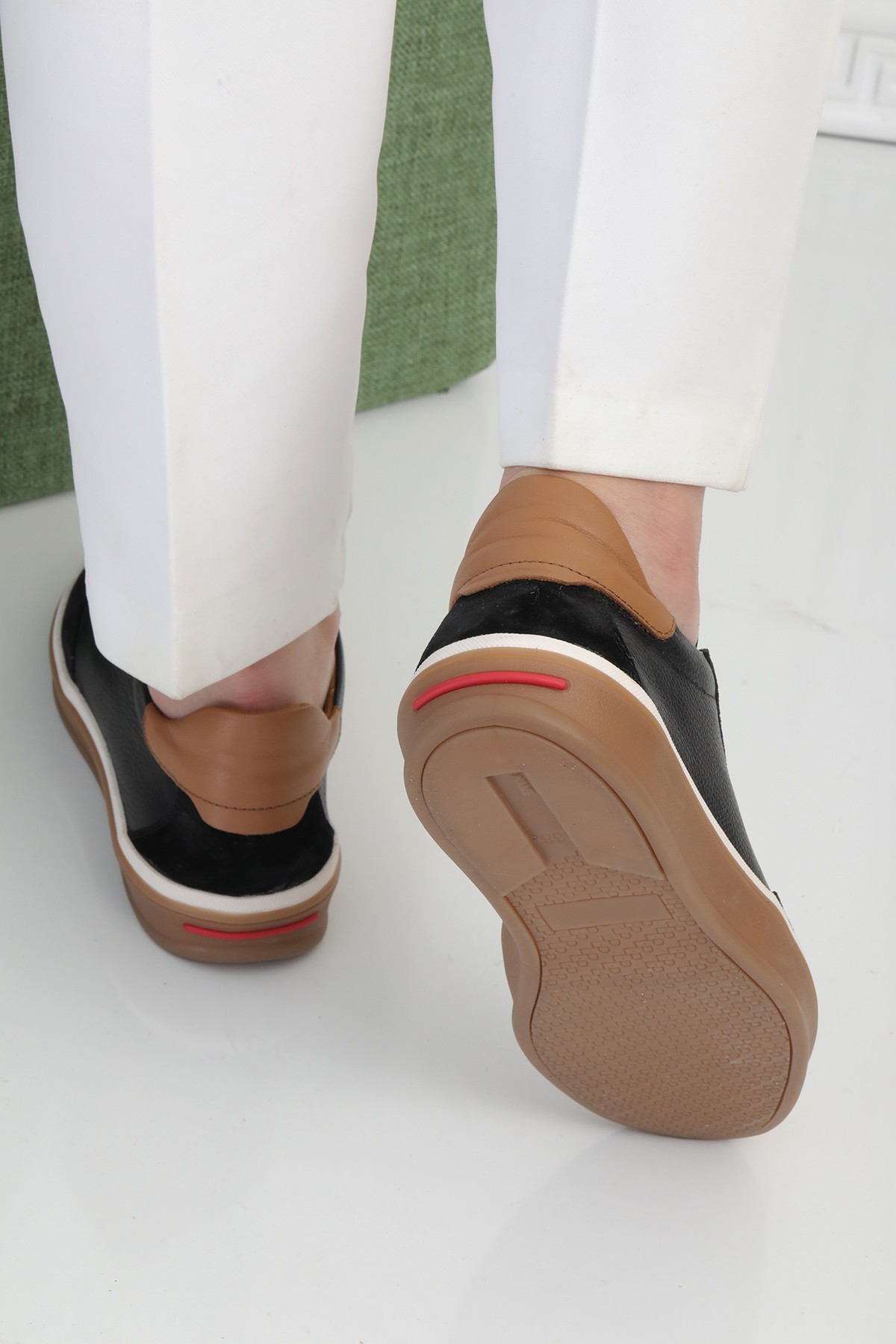 Hakiki Deri Kadın Sneaker Ayakkabı