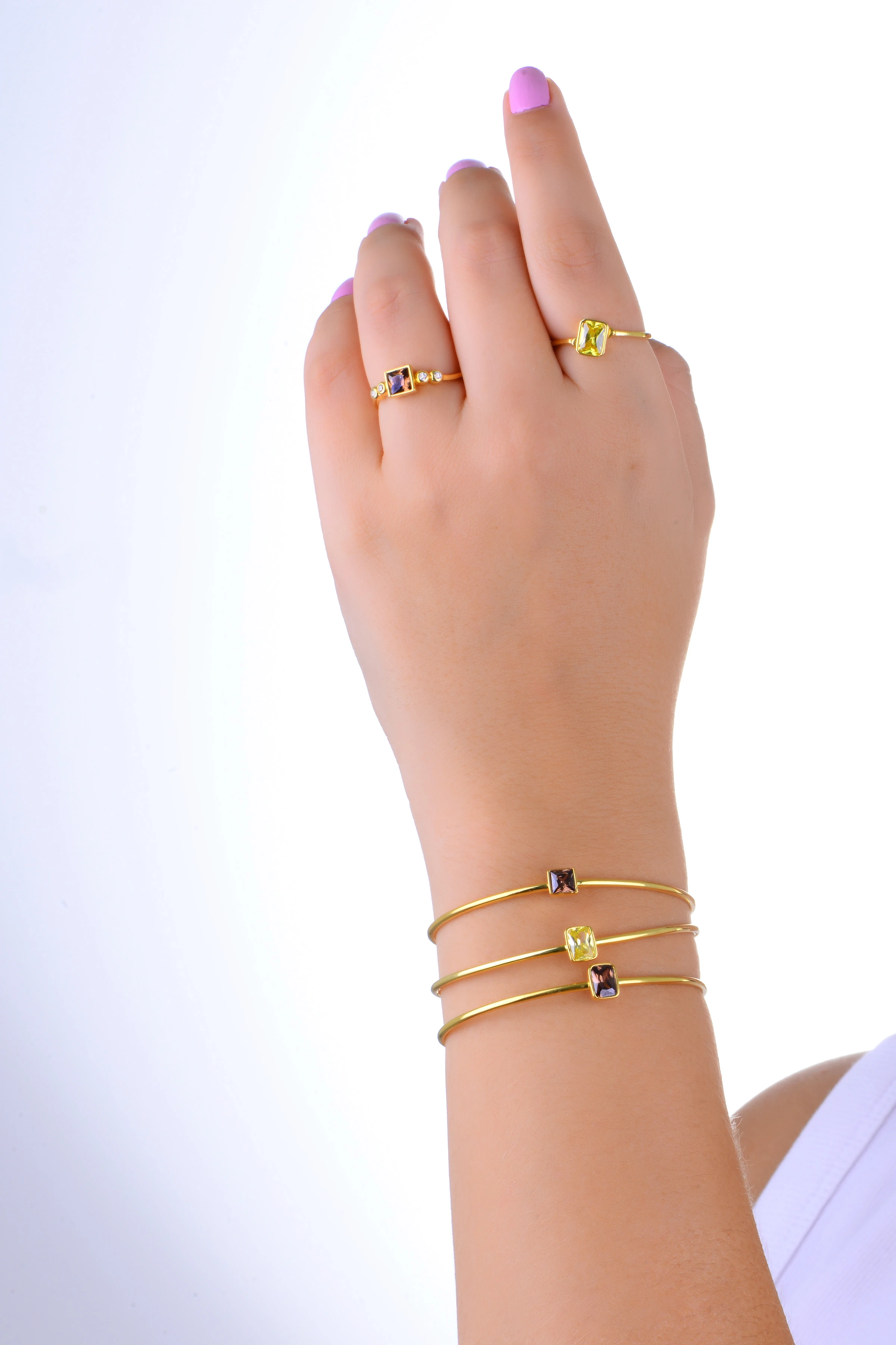 Mocha Tetragon Yüzük