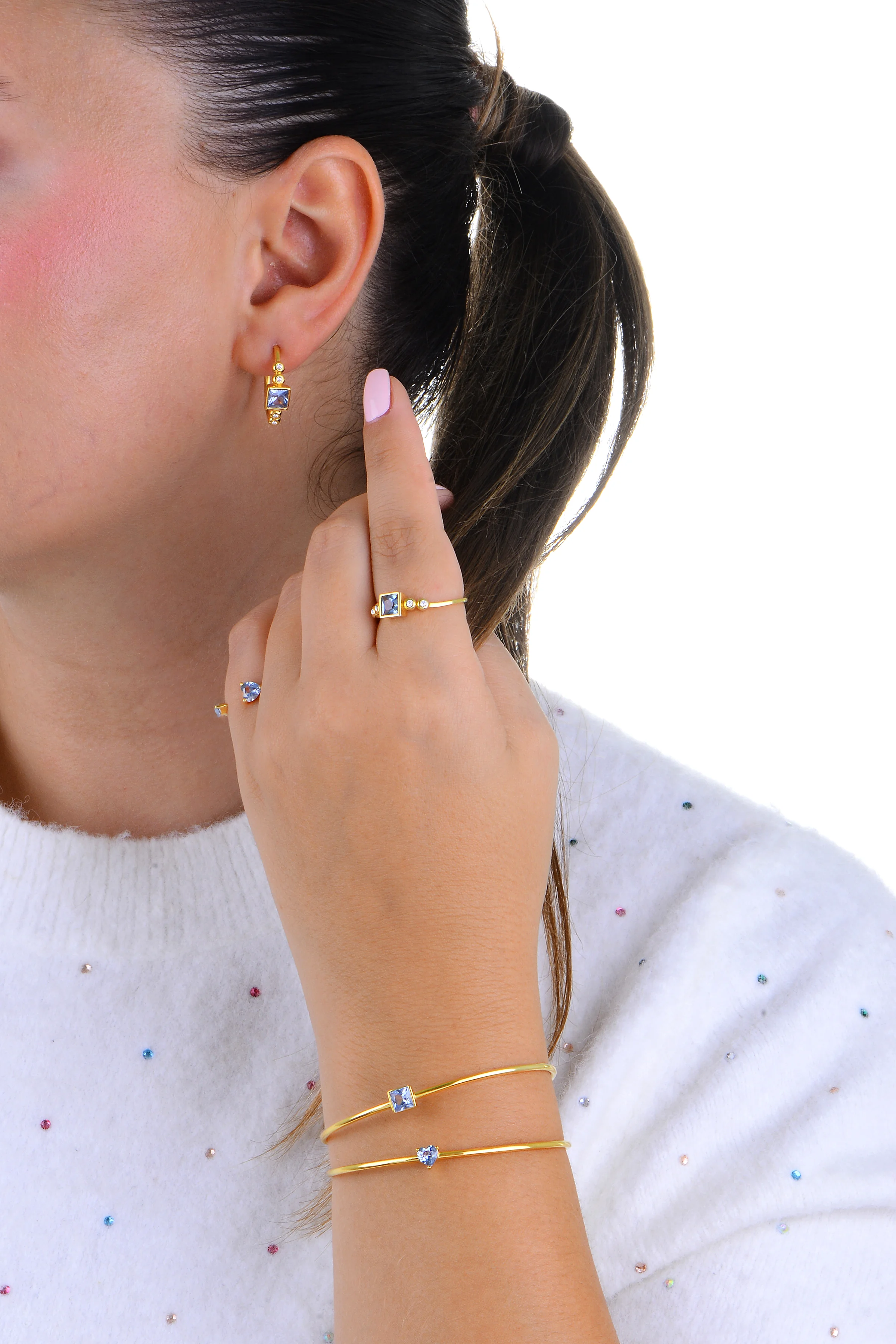 Azur Tetragon Yüzük