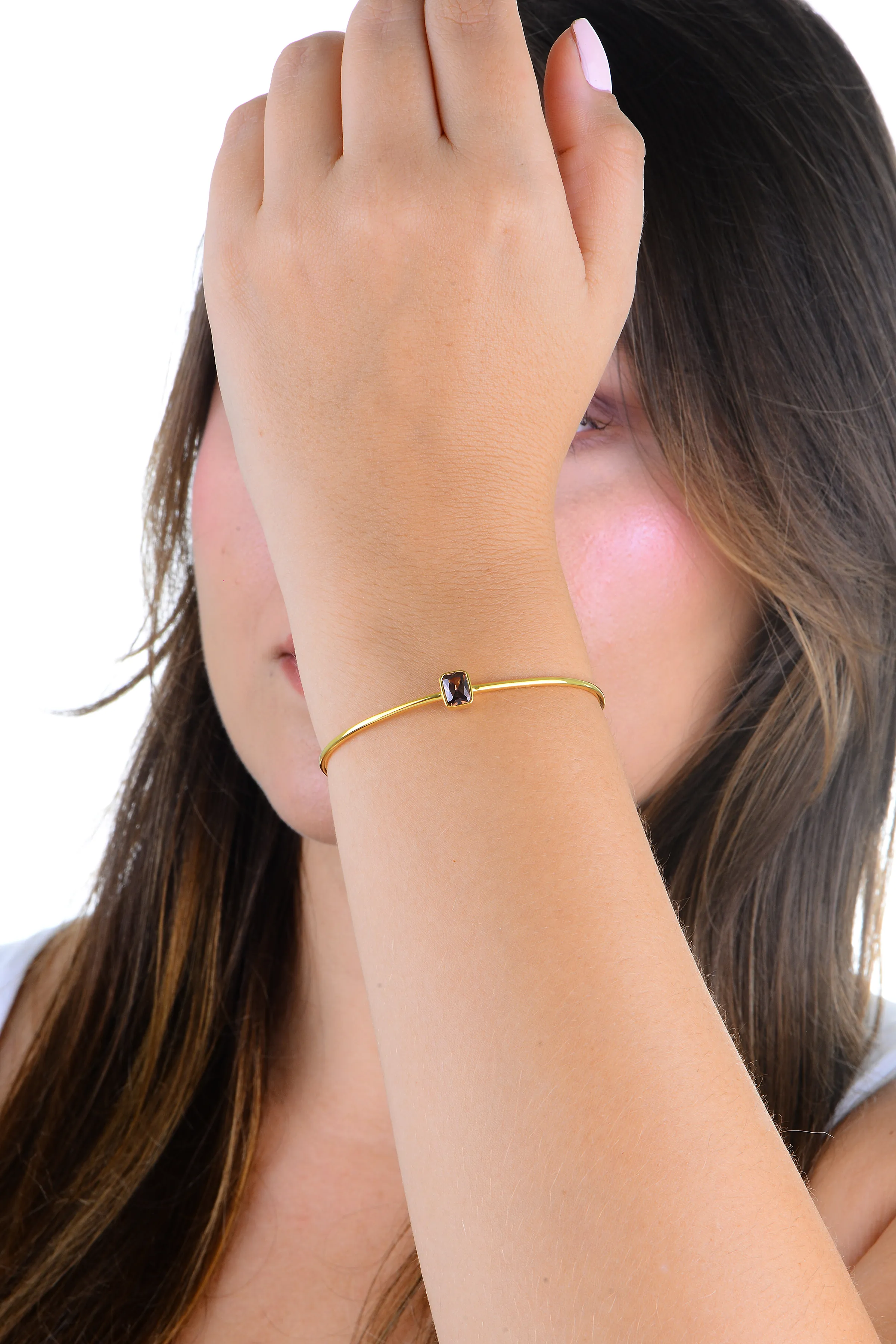 Mocha Octagon Bileklik