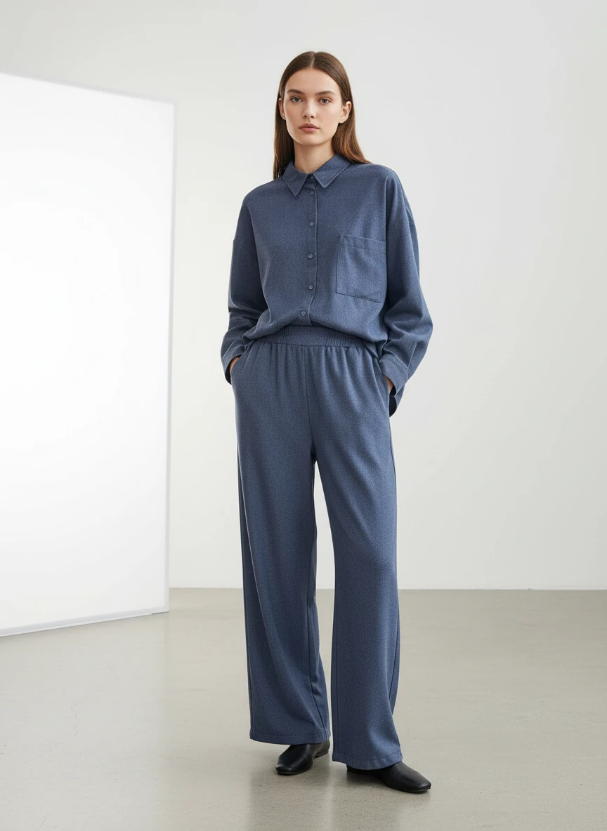 Kadın Gömlek Pantolon Takım