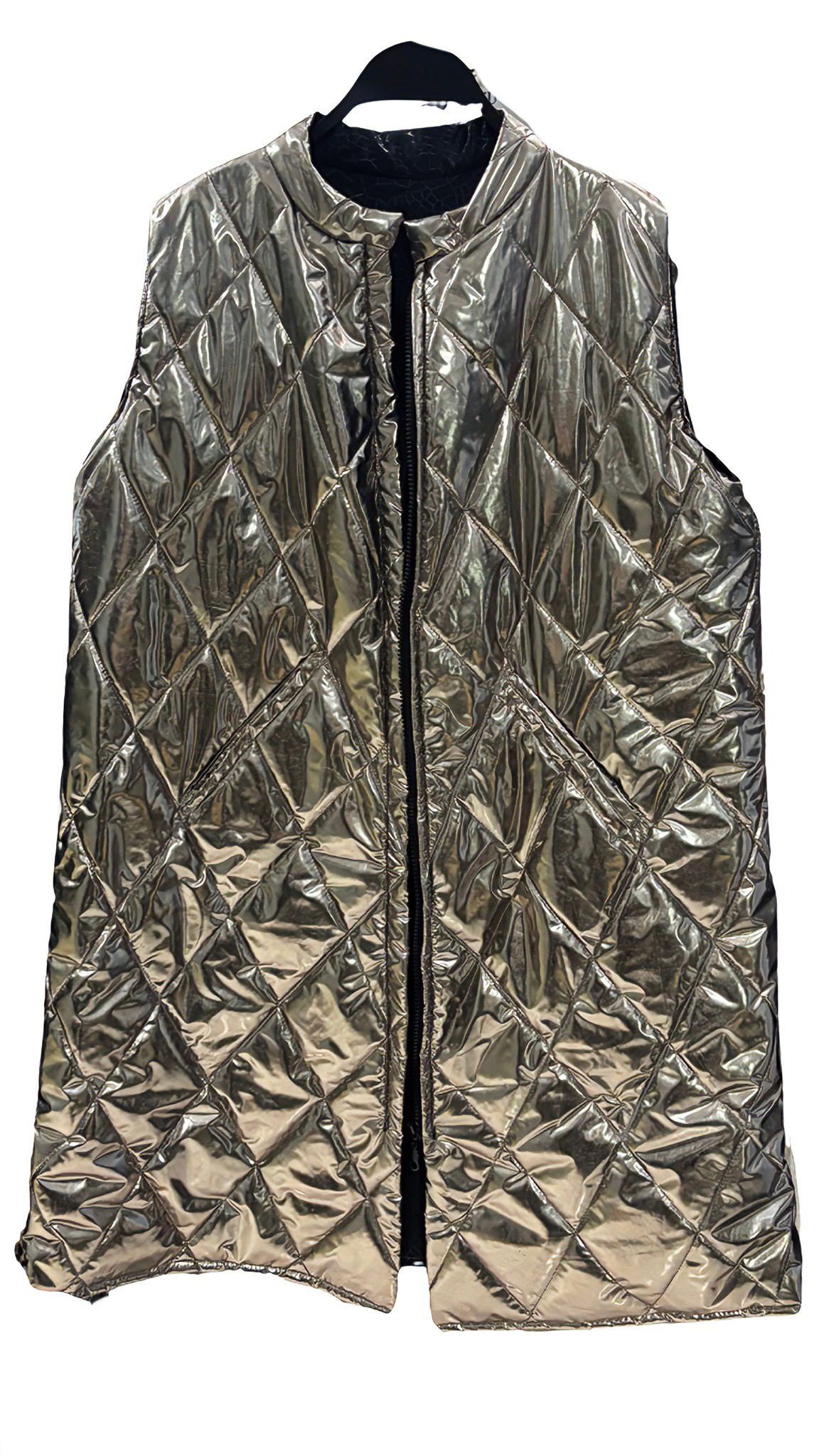 Şişme Yelek  Metalik Gri – Gölge Koleksiyonu