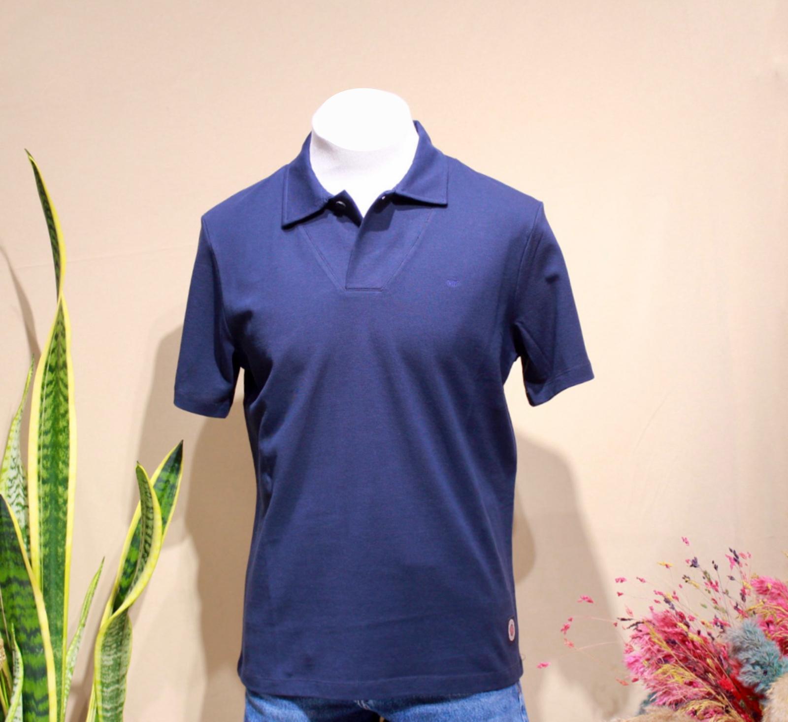 POLO YAKA REGULAR KESİM TSHİRT - LACİVERT