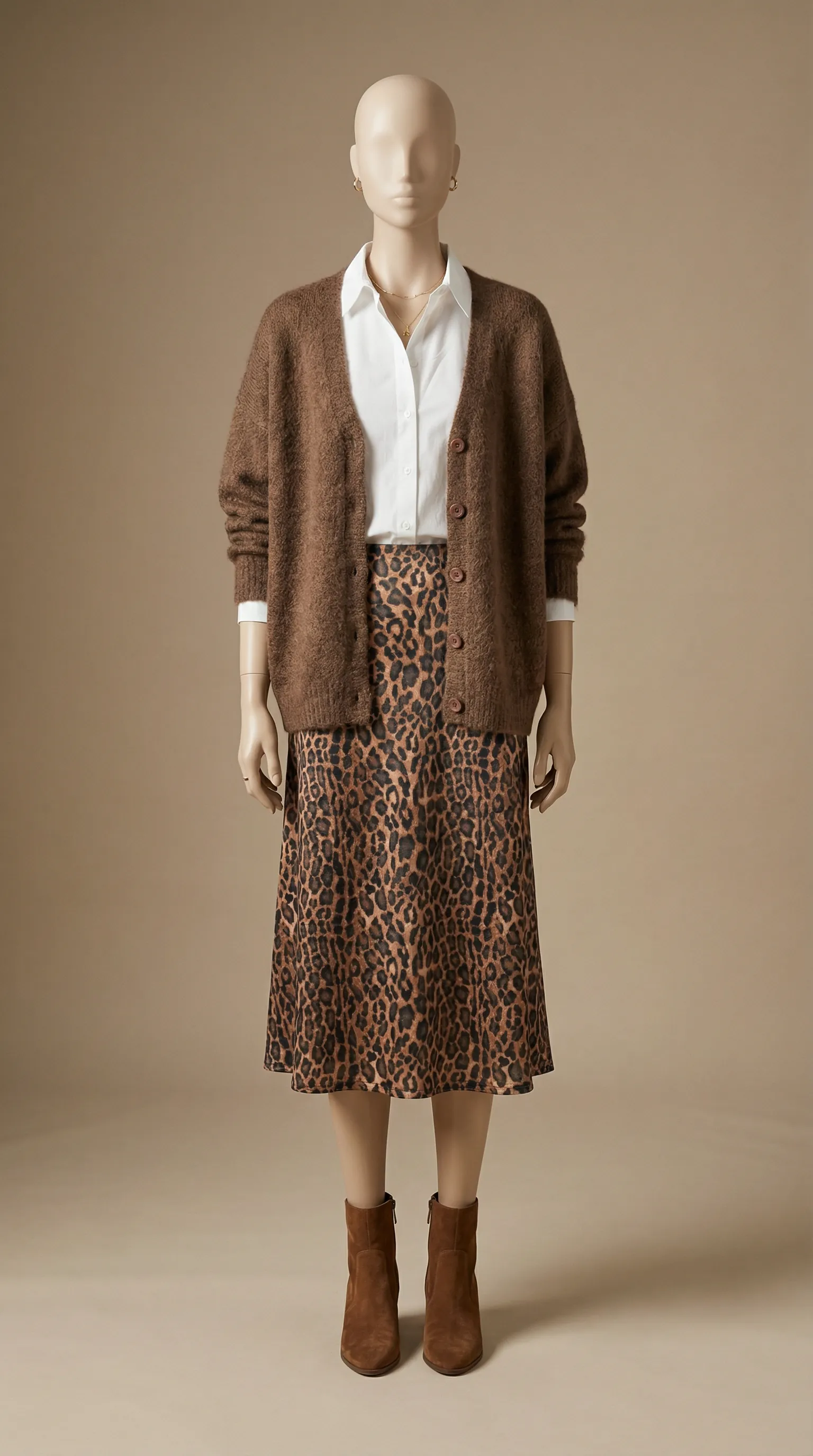 Yumuşak Dokulu Oversize Hırka