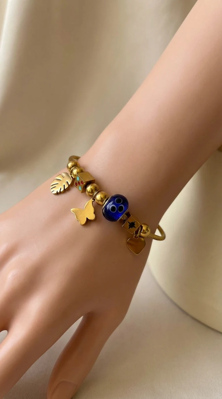 Charm Mix Çelik Bileklik