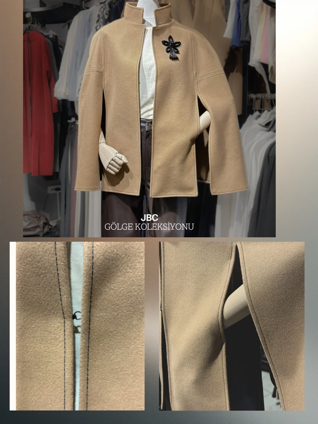 Kaşe Panço - Kişiye Özel Dikim - Ön Sipariş