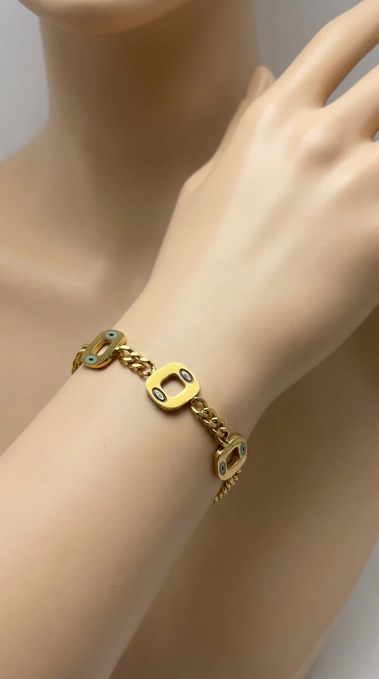 Halkalı Çelik Bileklik