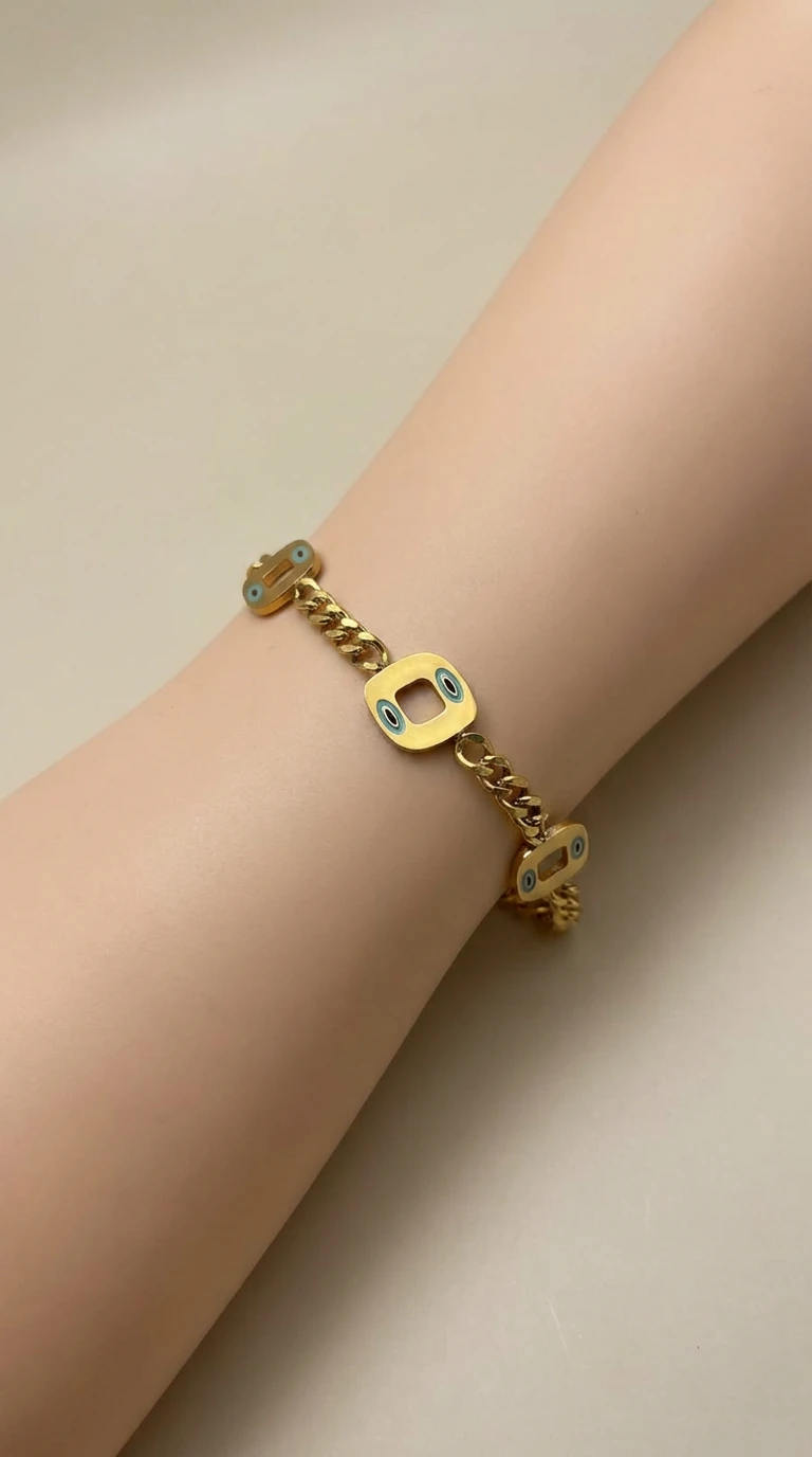 Halkalı Çelik Bileklik