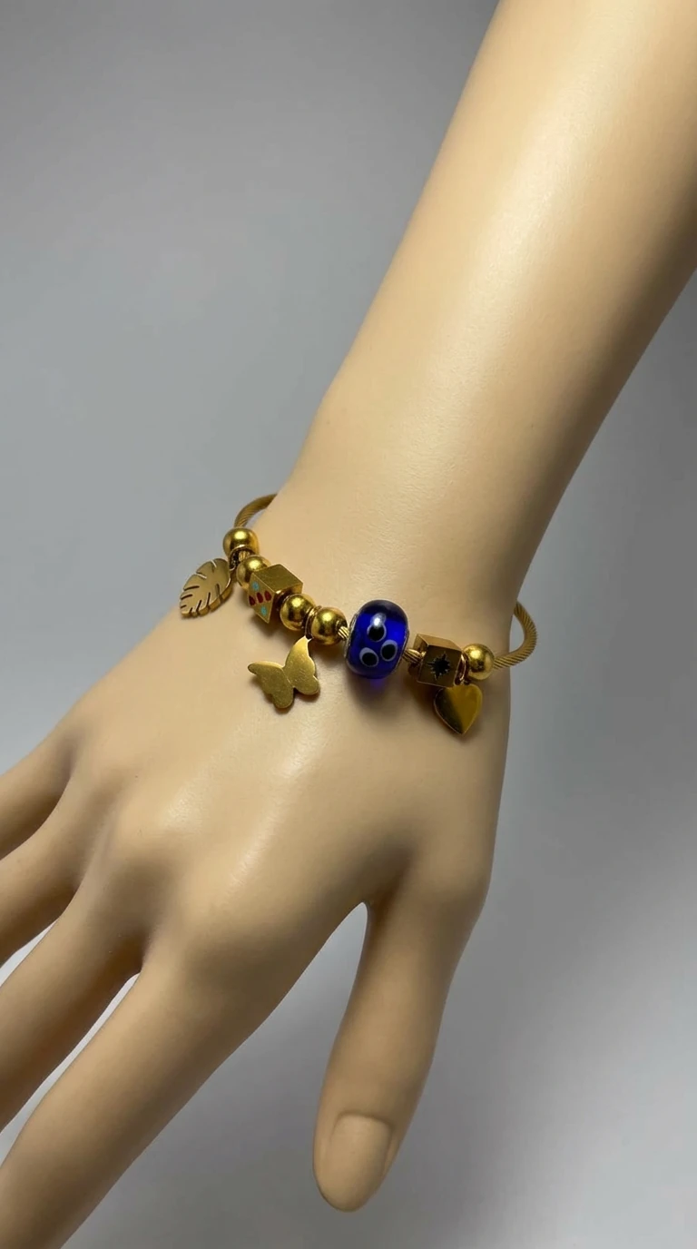 Charm Mix Çelik Bileklik