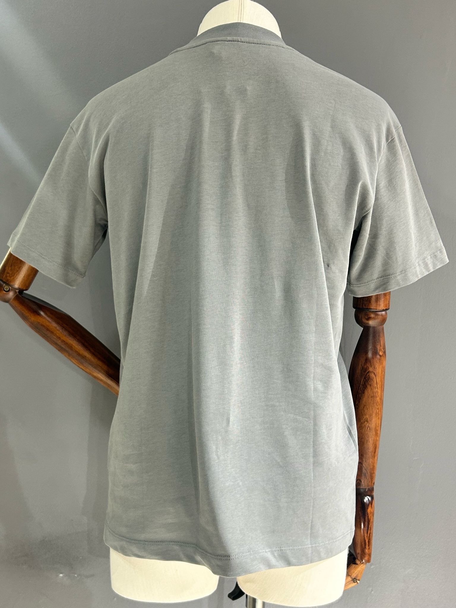 OVERSIZE YAKA DETAYLI TSHIRT - GRİ