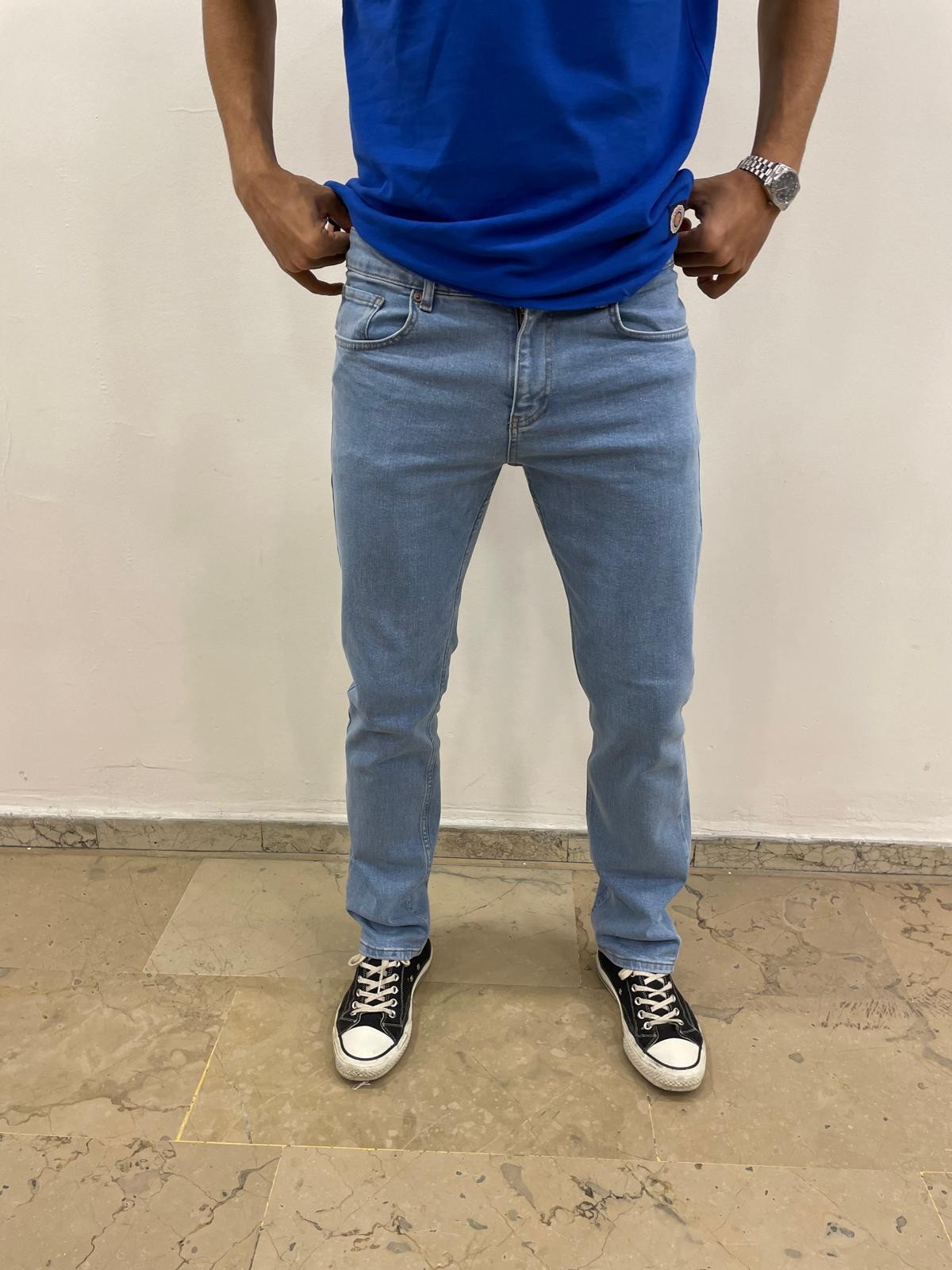 LİKRALI JEAN PANTOLON