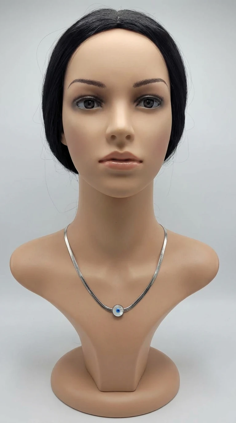 Minimal Çelik Yılan Zincir Kolye