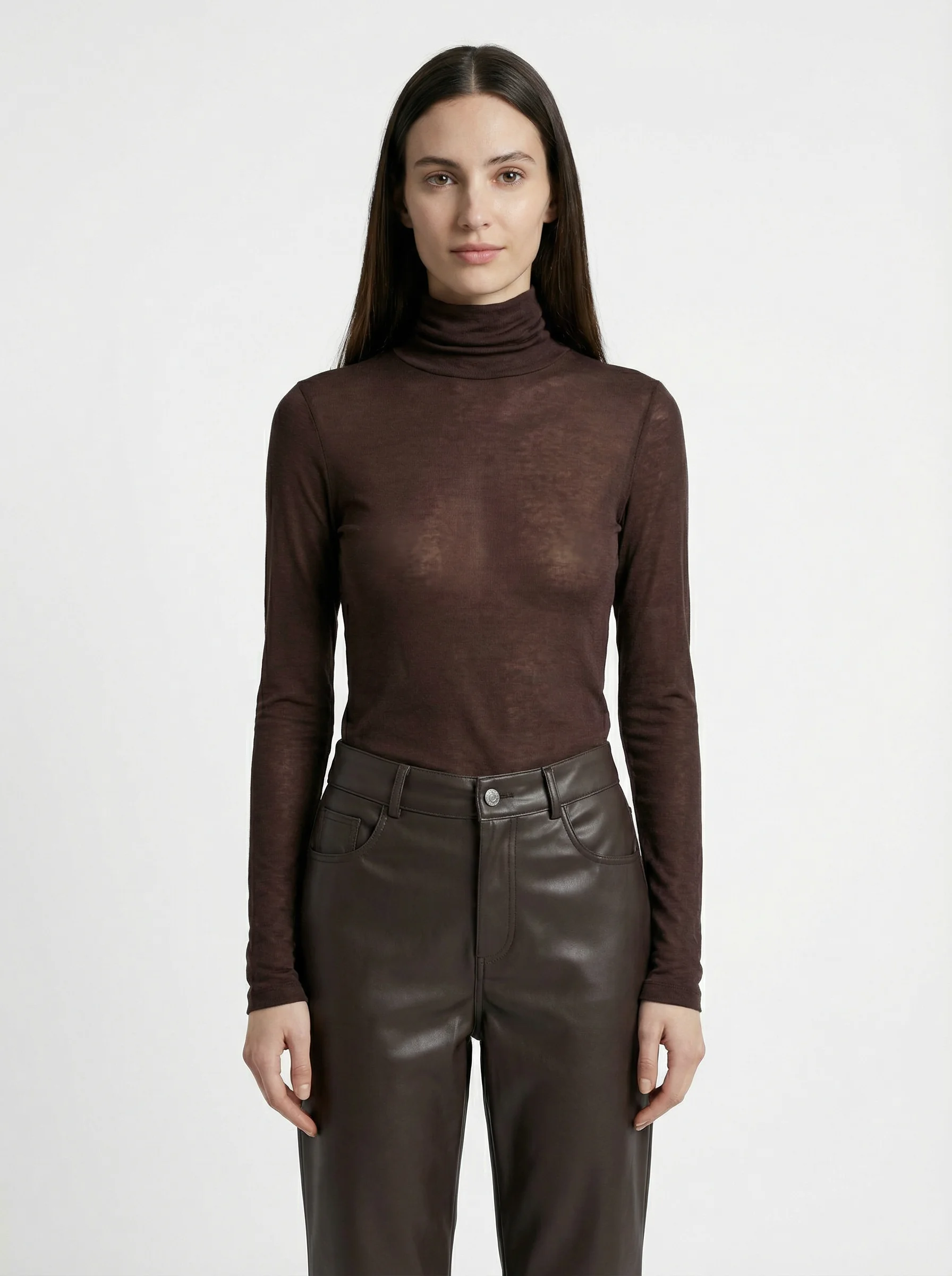 Transparan Boğazlı Bluz