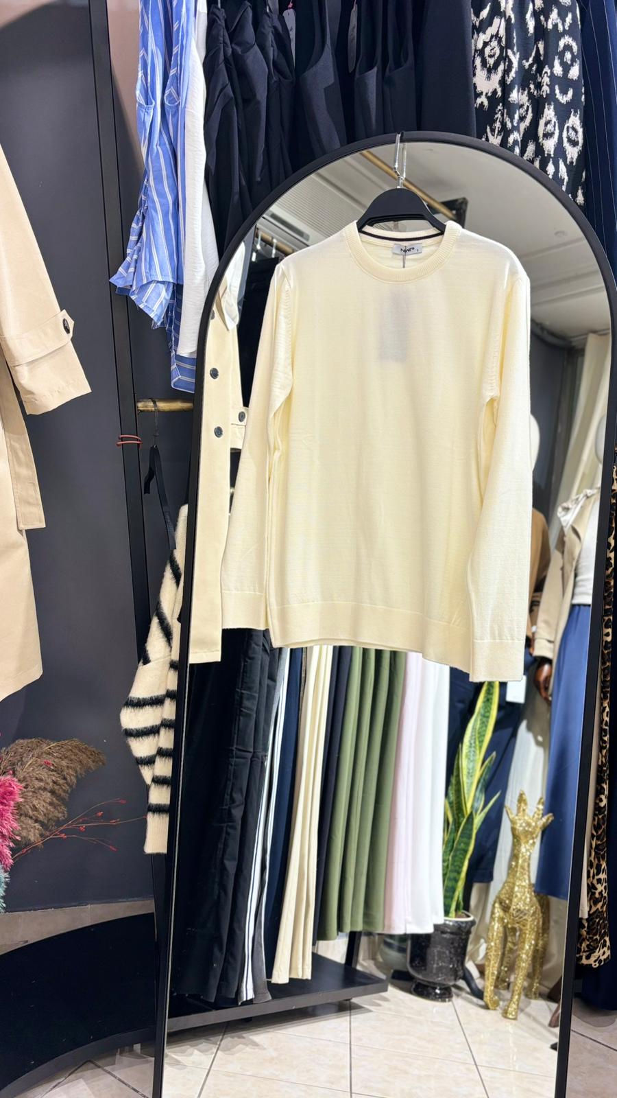 BİSİKLET YAKA TRİKO KAZAK