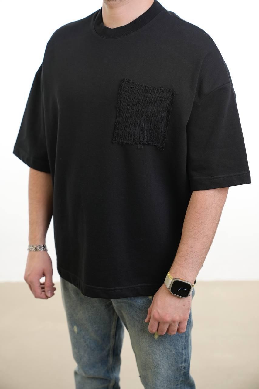 OVERSIZE CEP DETAYLI T-SHIRT