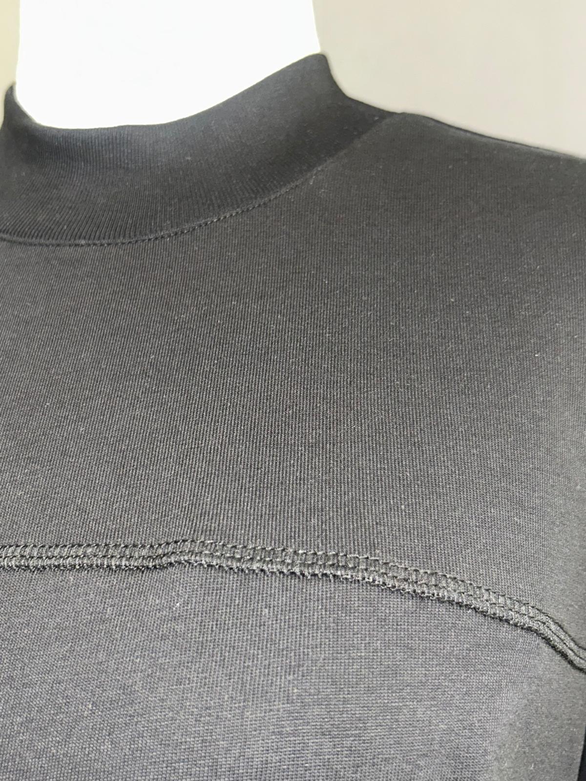 OVERSIZE YAKA DETAYLI TSHIRT - SİYAH