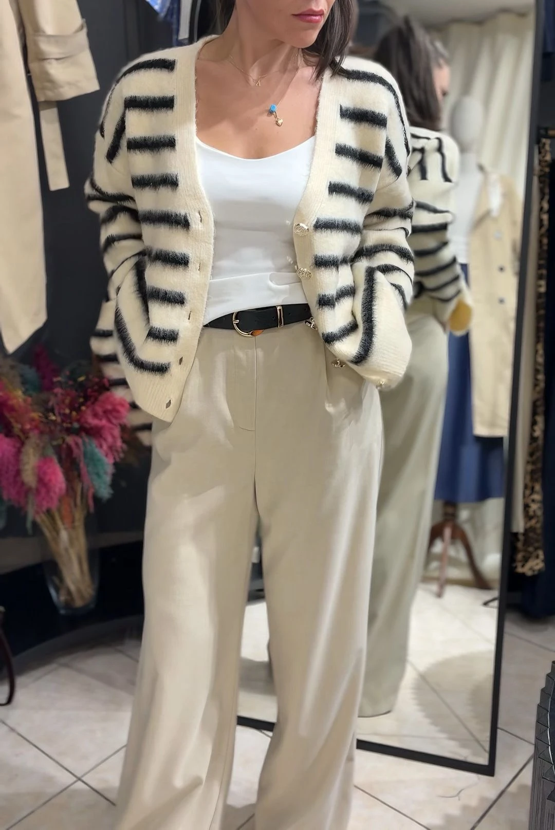 Cırtlı Palazzo Pantolon