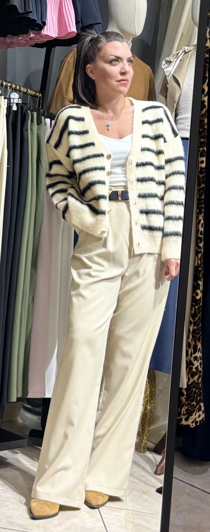 Cırtlı Palazzo Pantolon