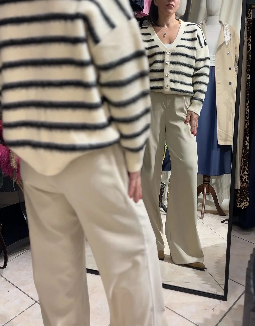 Cırtlı Palazzo Pantolon