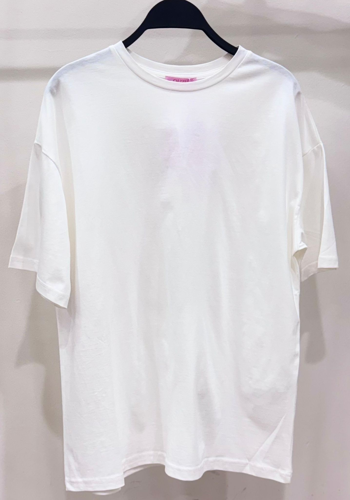 Quzu Bisiklet Yaka Düz T-shirt    