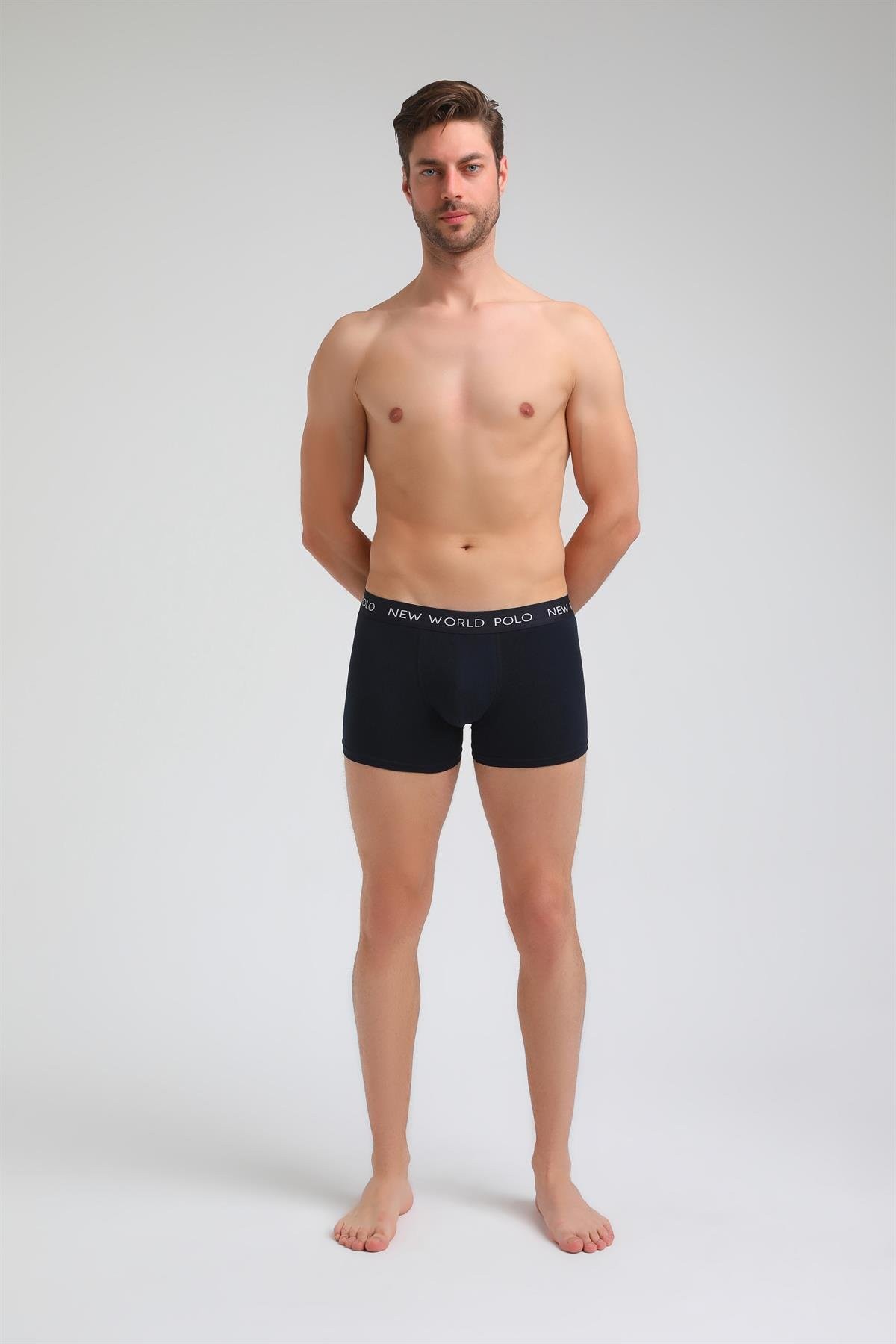 3'LÜ BOXER - LACİVERT