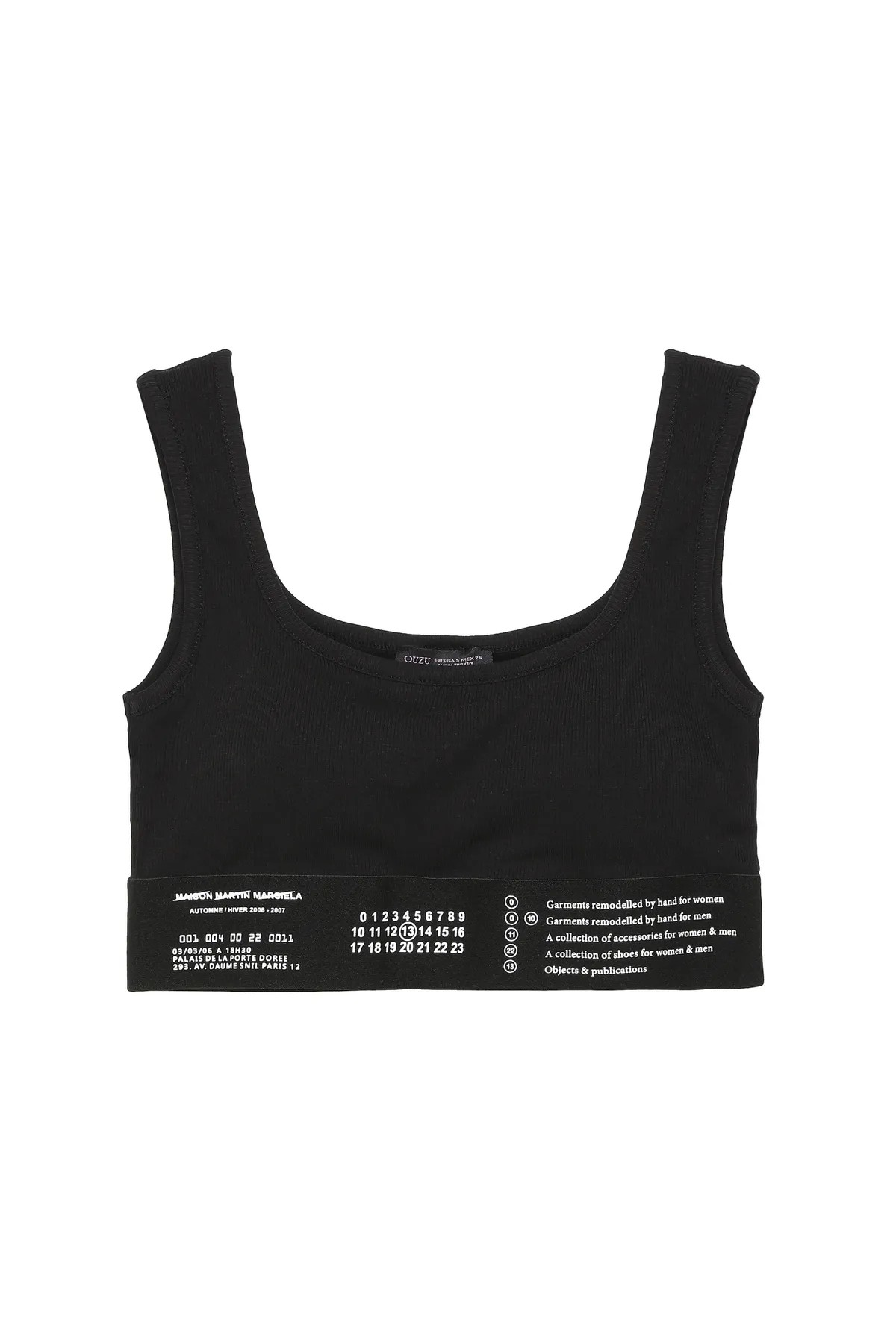  LASTİK DETAYLI CROP - SİYAH