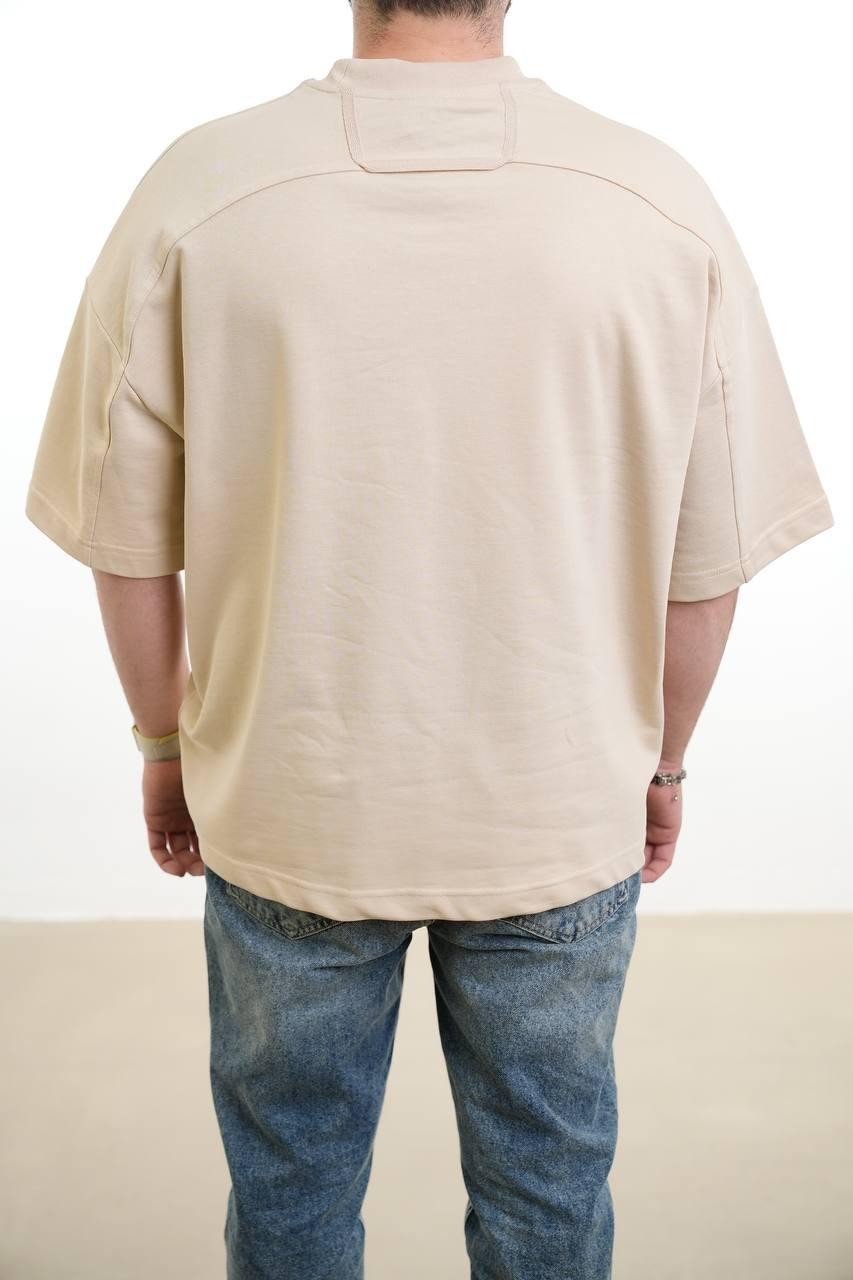 OVERSIZE CEP DETAYLI T-SHIRT