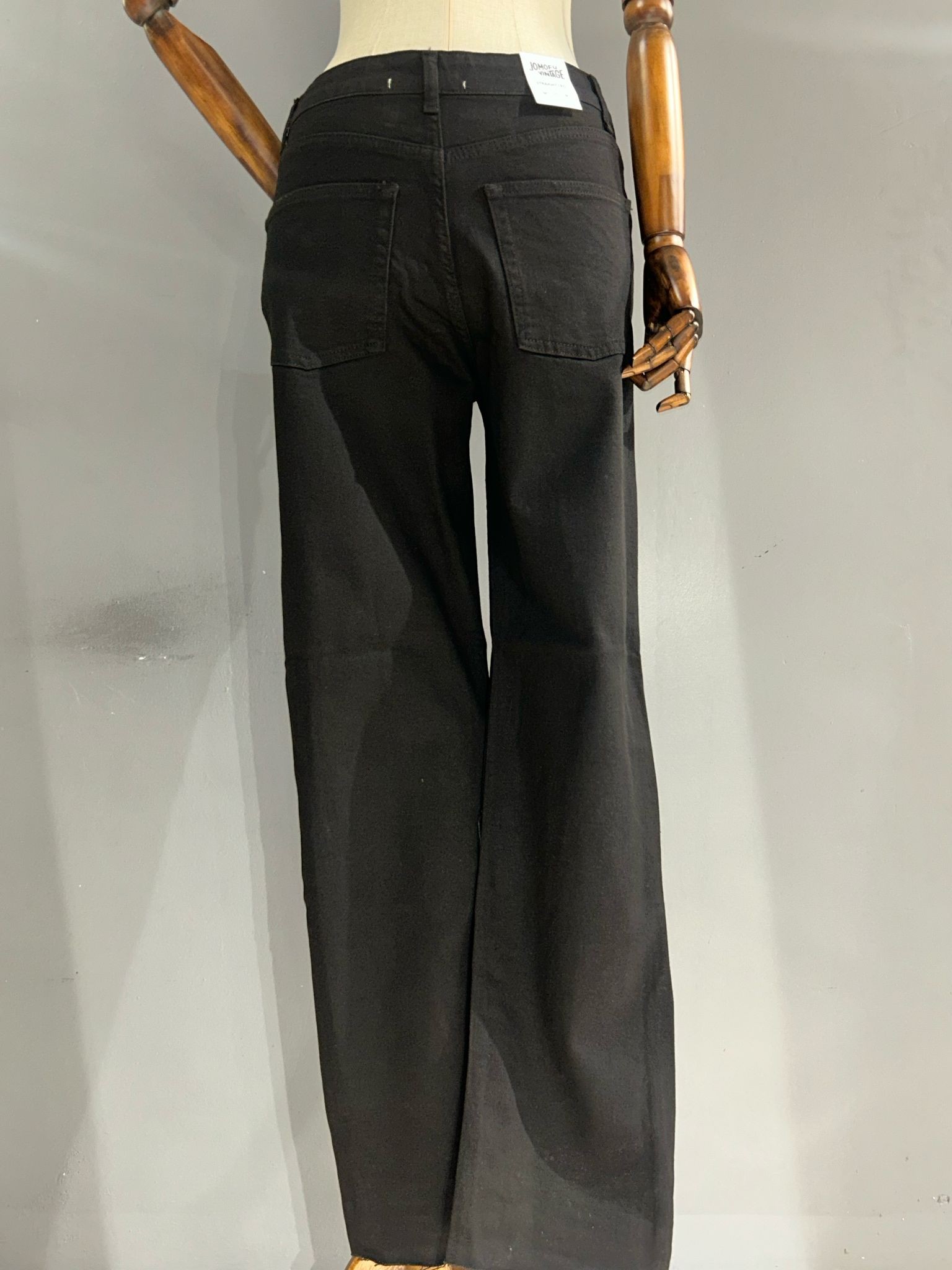 STRAIGHT LEG JEAN PANTOLON - SİYAH