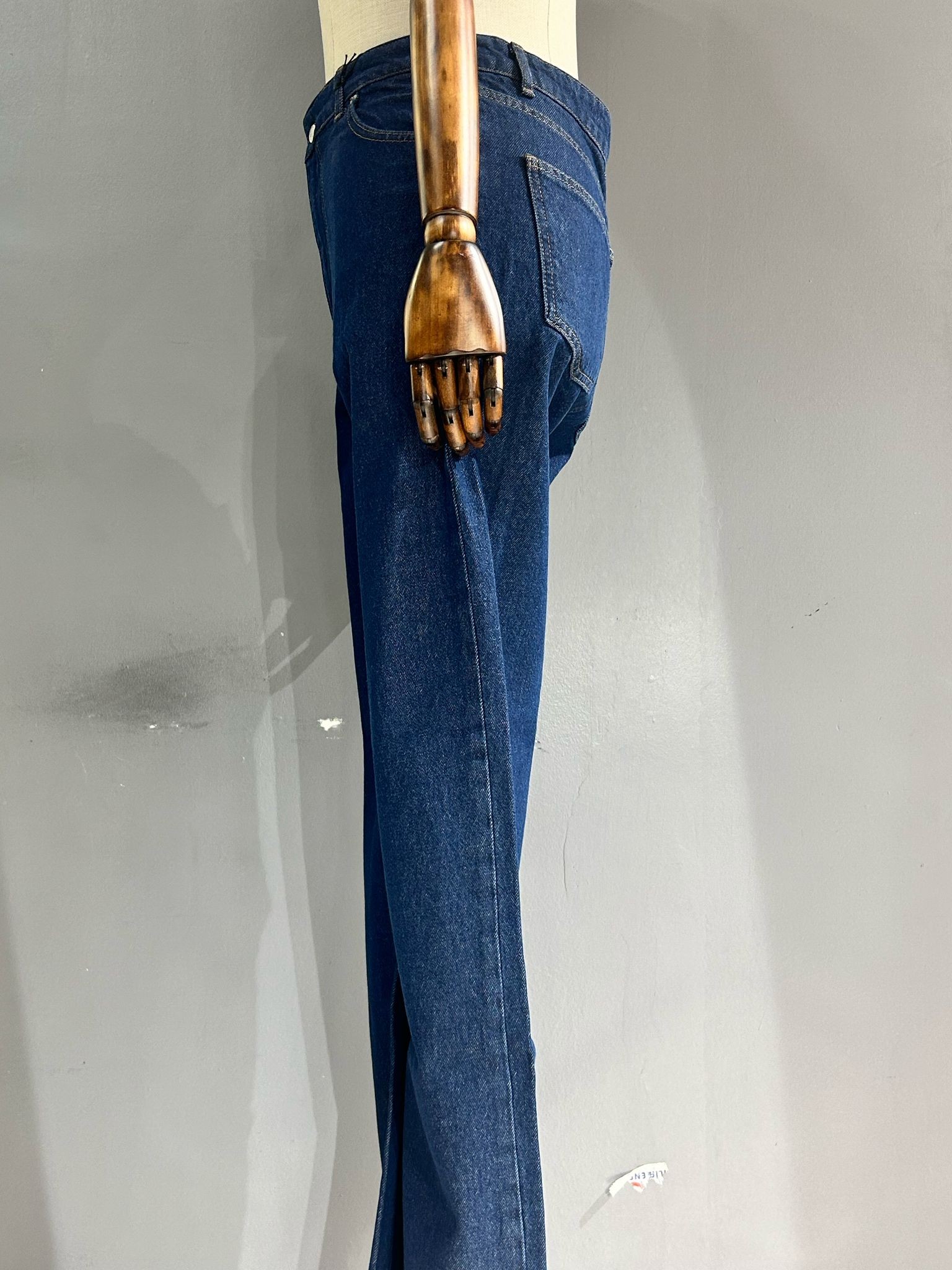 WİDE LEG JEAN PANTOLON - İNDİGO