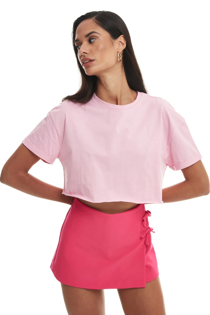  CROP BASİC TSHİRT