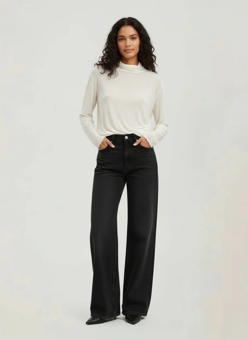 Wide Leg Kadın Jean