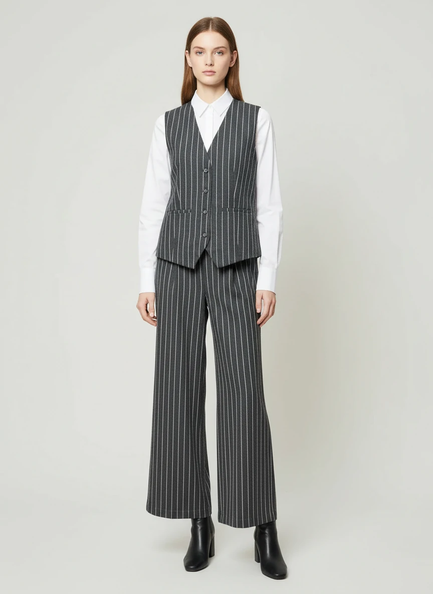 Kadın Yelek Pantolon Takım