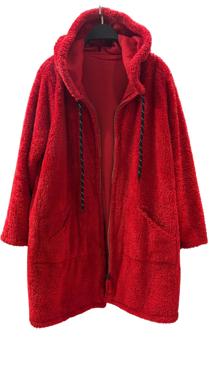Kırmızı Polar Mont – Gölge Koleksiyonu