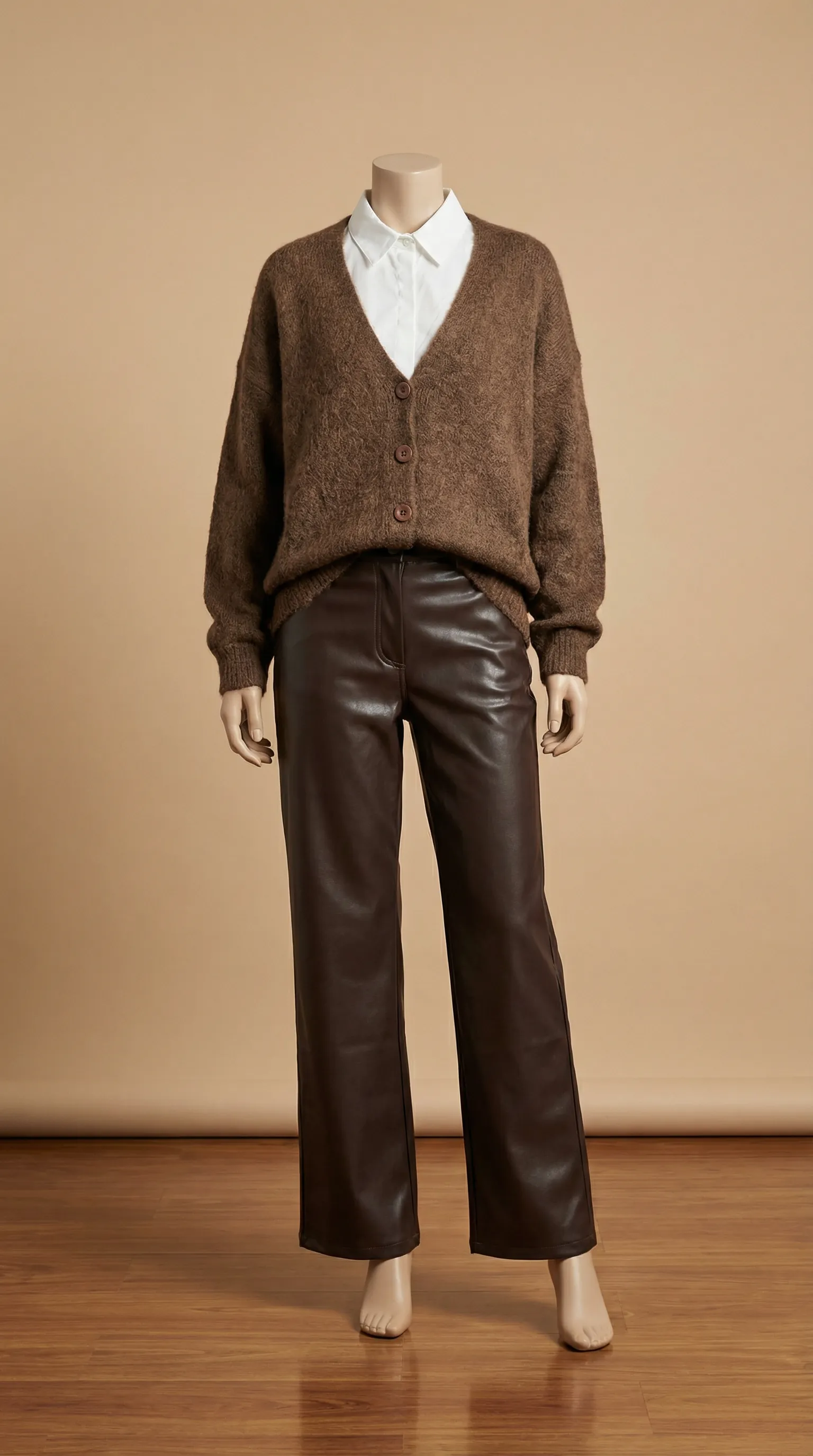 Yumuşak Dokulu Oversize Hırka