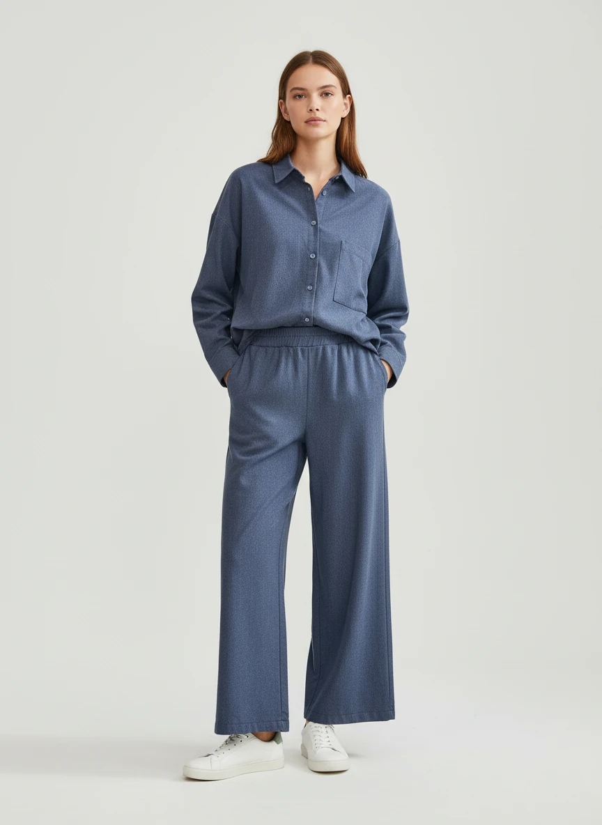 Kadın Gömlek Pantolon Takım