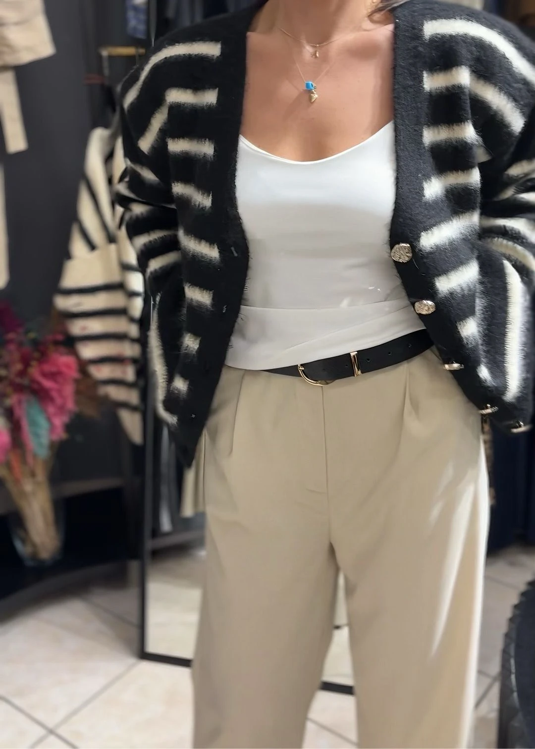 Cırtlı Palazzo Pantolon