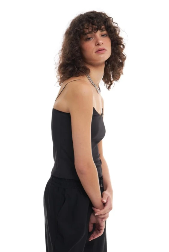 İP ASKILI ATLET - SİYAH