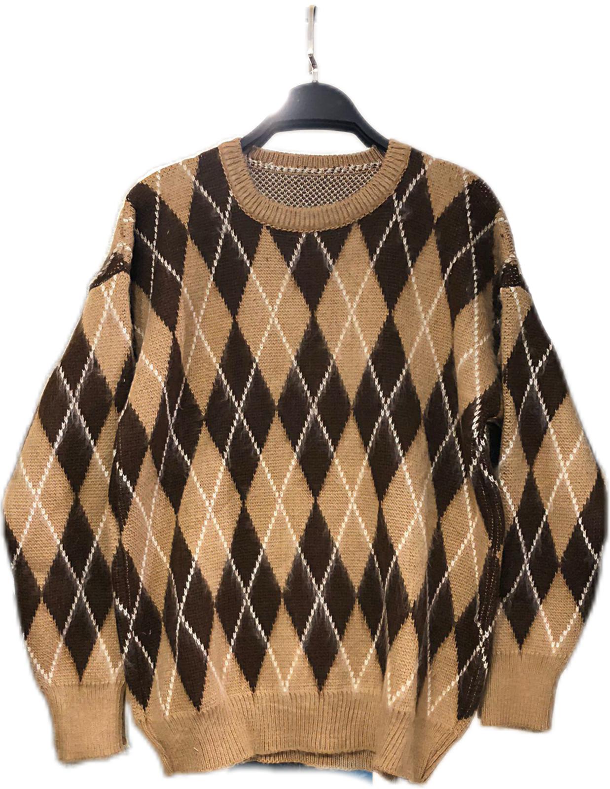 Baklava Dilim Kazak - Standart Beden