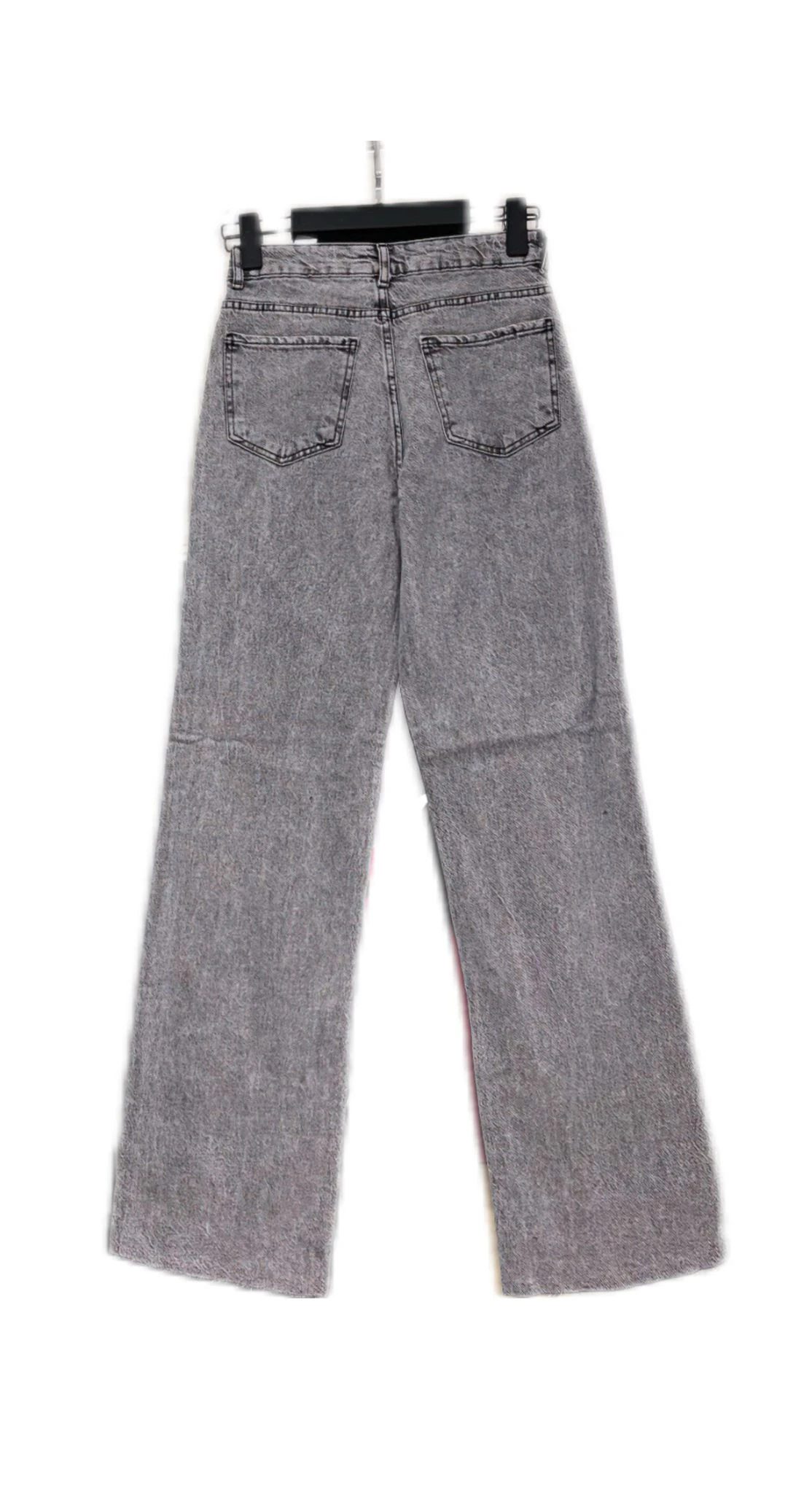 Yüksek Bel Straight Leg Jean