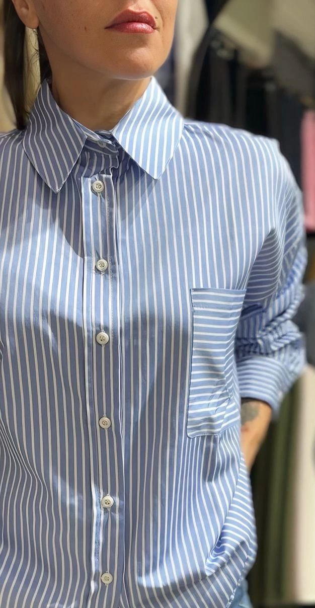 Kadın Çizgili Gömlek