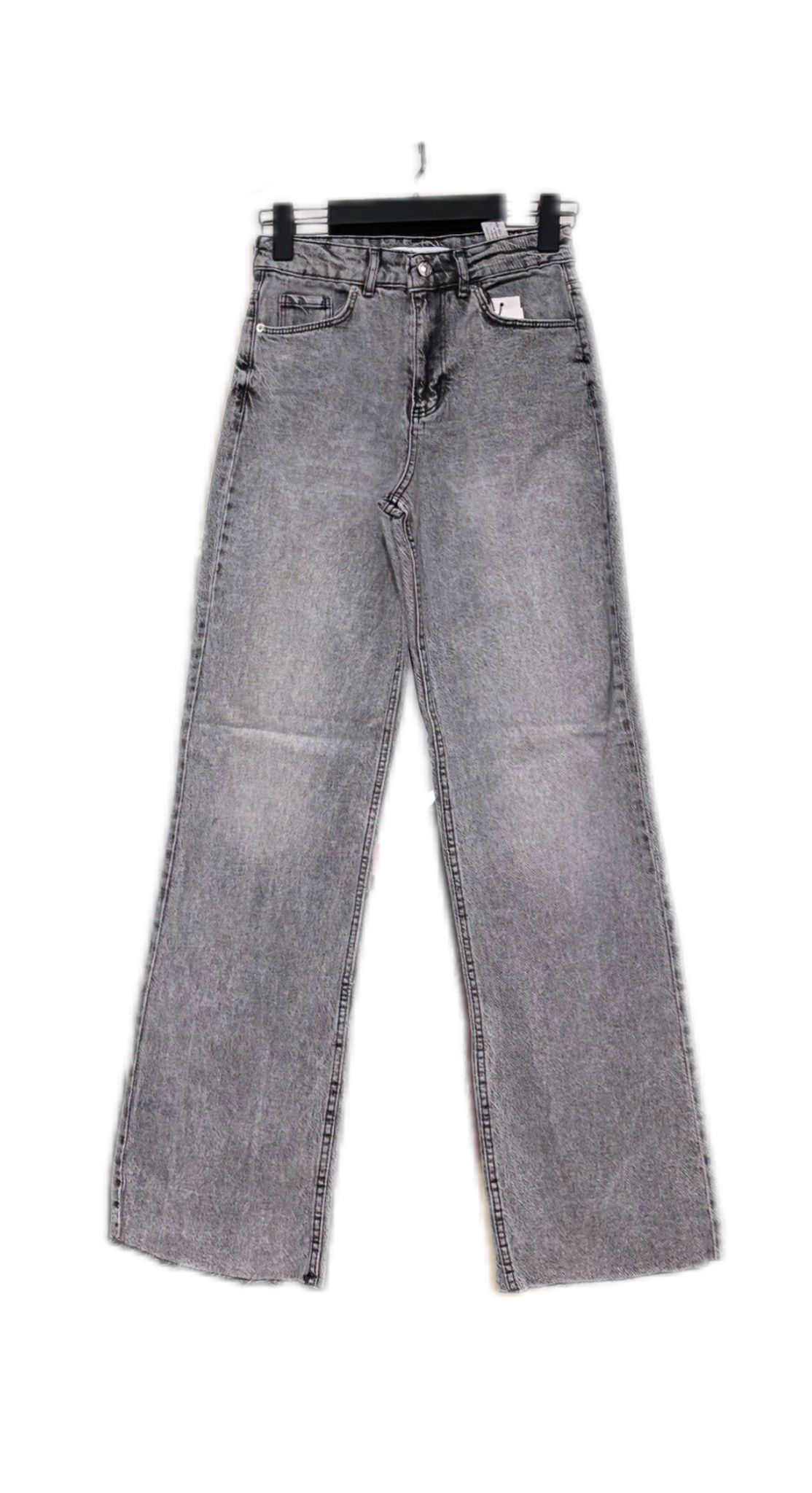 Yüksek Bel Straight Leg Jean